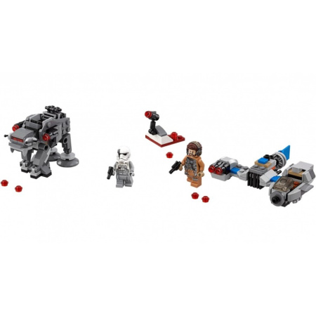 Конструктор Lari 10910 Бой пехотинцев Первого Ордена против спидера на лыжах