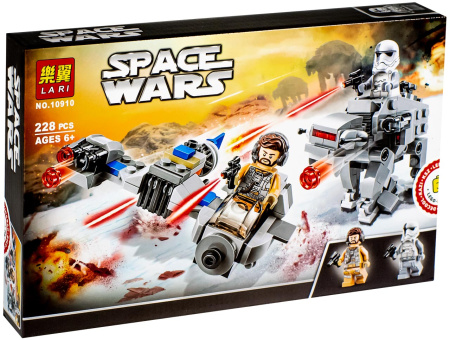 Конструктор Lari 10910 Бой пехотинцев Первого Ордена против спидера на лыжах