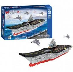 Конструктор QL2115 - Военный корабль Авианосец