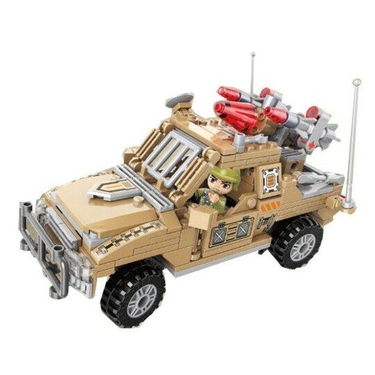 Конструктор Qman 22012 Военный ракетный пикап