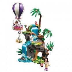 Конструктор Lari 11607 - Джунгли: спасение тигра на воздушном шаре 