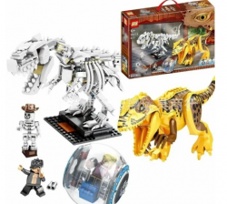 Конструктор 818 98016 - Скелет динозавра и нападение Тирекса