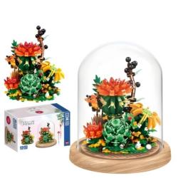 Конструктор Zhe Gao 00978 - Флорариум с суккулентами