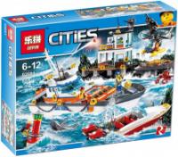 Конструктор Lepin 02081 Штаб береговой охраны