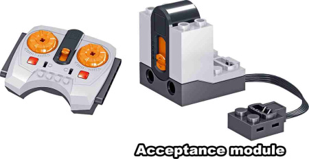 Конструктор ZHE GAO QL0310 Скоростной пассажирский поезд на радиоуправлении