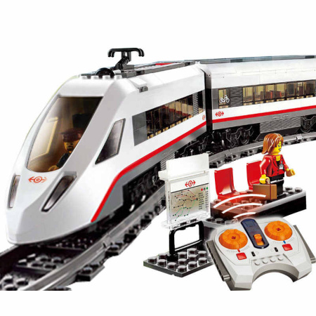 Конструктор Lepin 02010 Скоростной пассажирский поезд