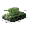 Конструктор 100239 Quanguan - КВ-2 — советский тяжёлый штурмовой танк