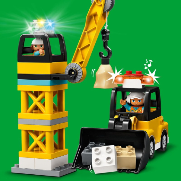 Конструктор Lego 10933 Duplo Башенный кран на стройке