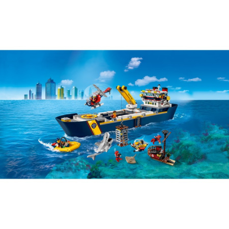 Конструктор Lego 60266 Океан: исследовательское судно