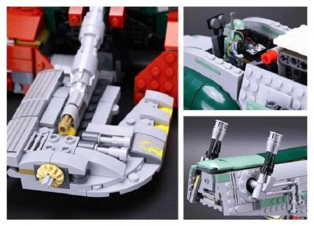 Конструктор King 60062 Slave I — Звездолет Бобы Фетта 