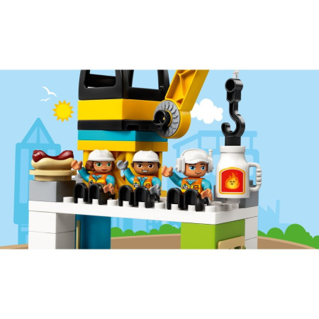 Конструктор Lego 10933 Duplo Башенный кран на стройке