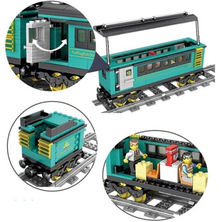 Конструктор Kazi 98225 - Поезд пассажирский