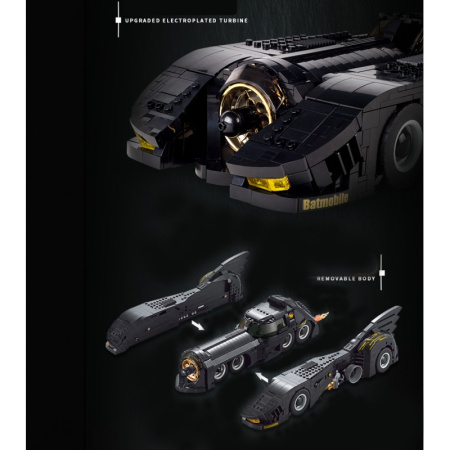 Конструктор JiSi Bricks 7144 Бэтмобиль