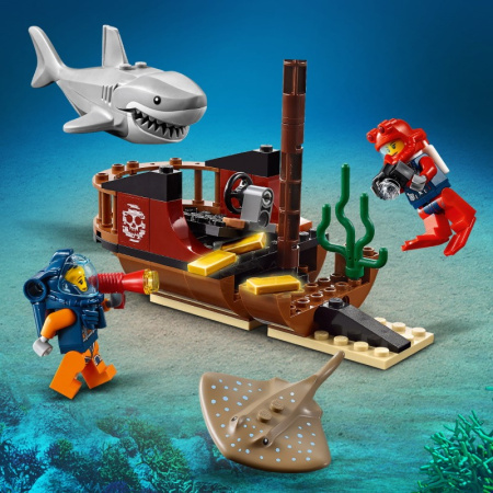 Конструктор Lego 60266 Океан: исследовательское судно