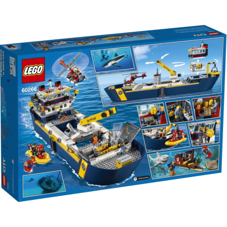 Конструктор Lego 60266 Океан: исследовательское судно
