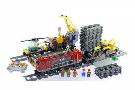 Конструктор Lepin 02009 Грузовой поезд