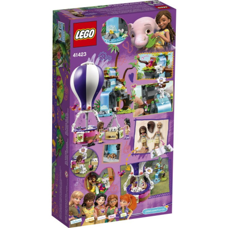 Конструктор Lego 41423 Friends Джунгли: спасение тигра на воздушном шаре