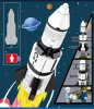 Конструктор Sembo 203013 - Космическая ракета CZ-1