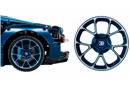 Конструктор Bugatti Chiron — Бугатти Шерон синий King 7802