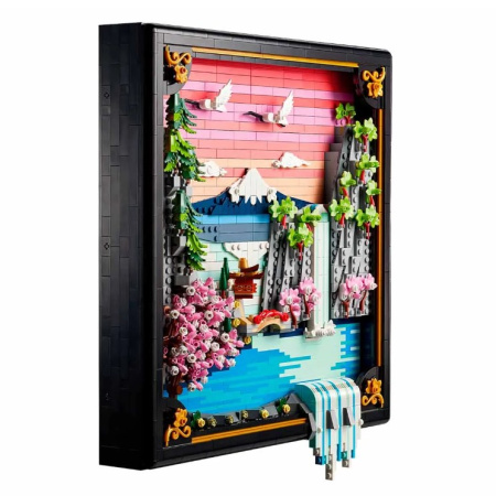 Конструктор Японский пейзаж с цветущей сакурой King 25199