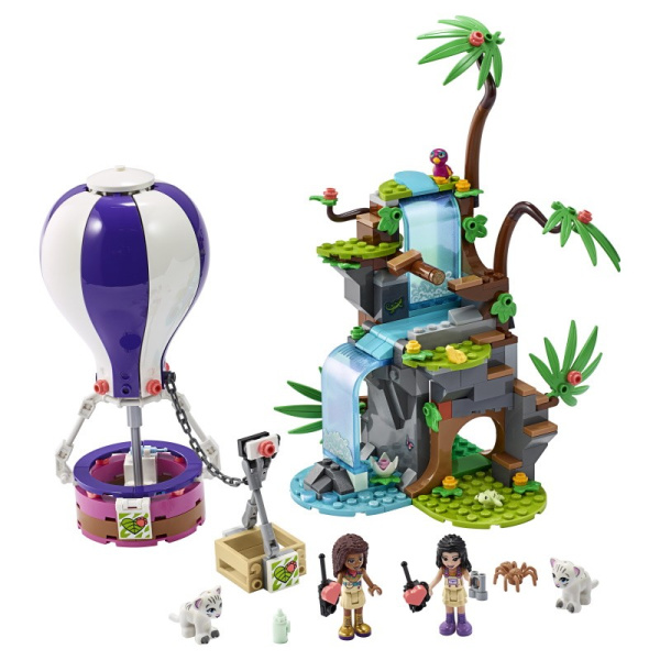 Конструктор Lego 41423 Friends Джунгли: спасение тигра на воздушном шаре