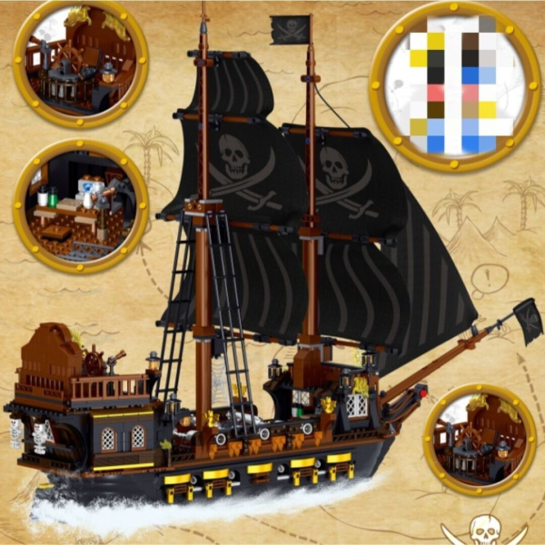 Конструктор 982005 - Корабль Черный ястреб