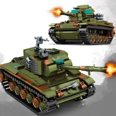 Конструктор Sembo 207007 - Основной боевой танк M60A2