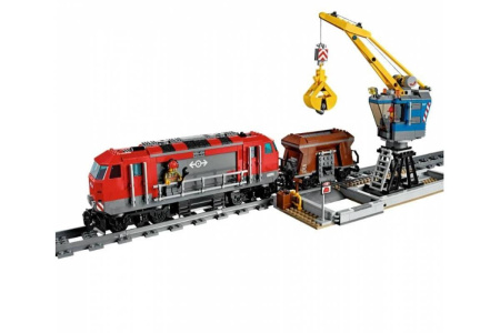Конструктор Lepin 02009 Грузовой поезд