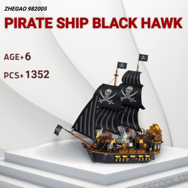 Конструктор 982005 - Корабль Черный ястреб