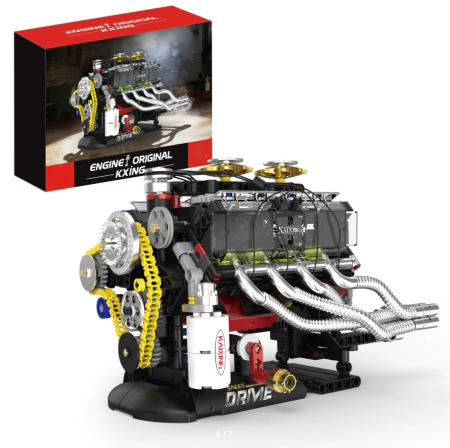 Конструктор Двигатель Dodge Viper GT 40 Shelby V8 К96258